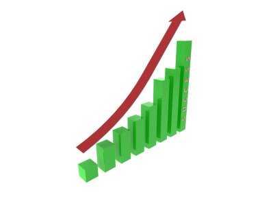 İş yeşil grafik