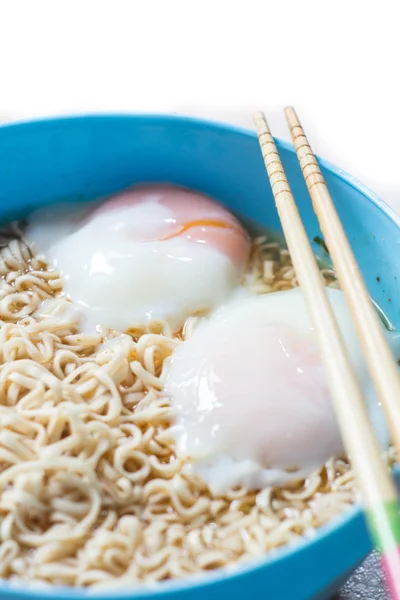 Noodles in the chopsticks — Stock Photo, Image