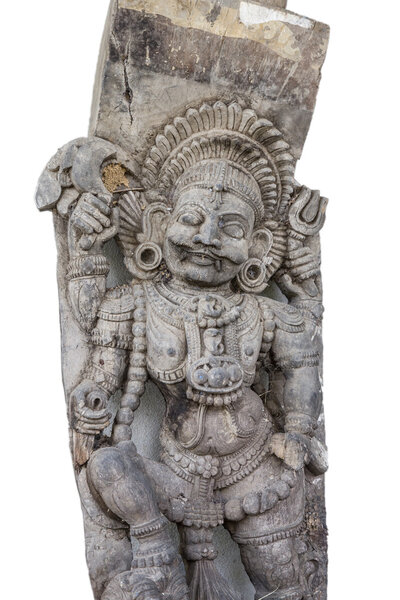 Маленькая деревянная скульптура ручной работы
