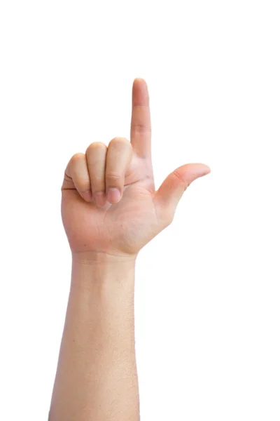 Hand sign Language — Stock Photo, Image