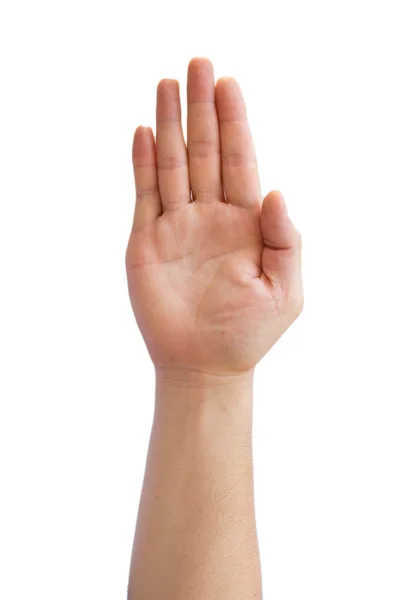 Língua de sinais mão Fotografias De Stock Royalty-Free