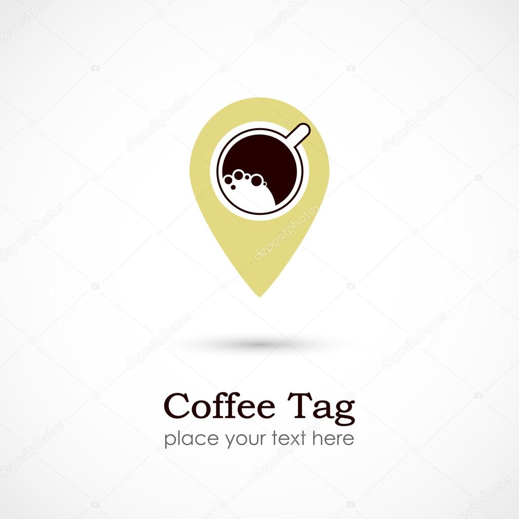 vector Coffee Tag