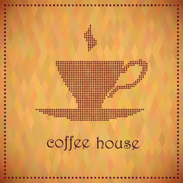 Koffiehuis — Stockvector