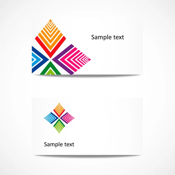 Tarjetas de visita — Vector de stock