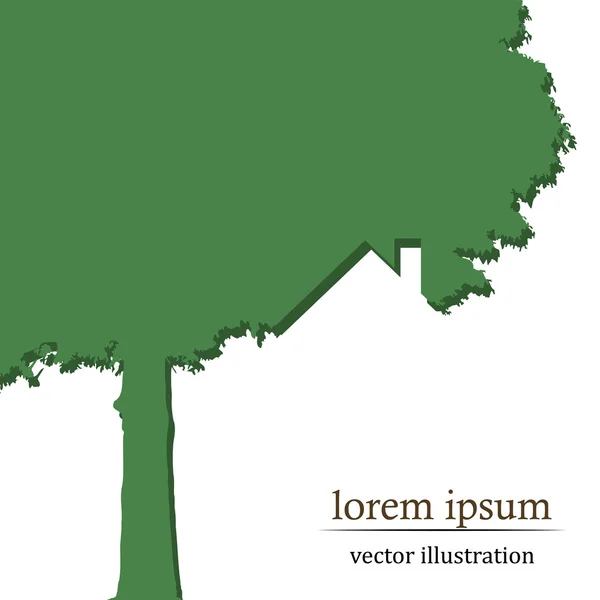 Διάνυσμα δεντρόσπιτο — Διανυσματικό Αρχείο