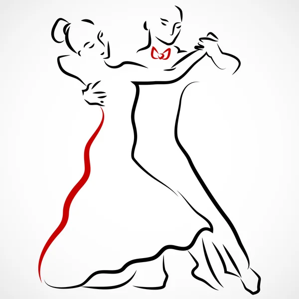 Casal de dança Ilustrações De Bancos De Imagens Sem Royalties