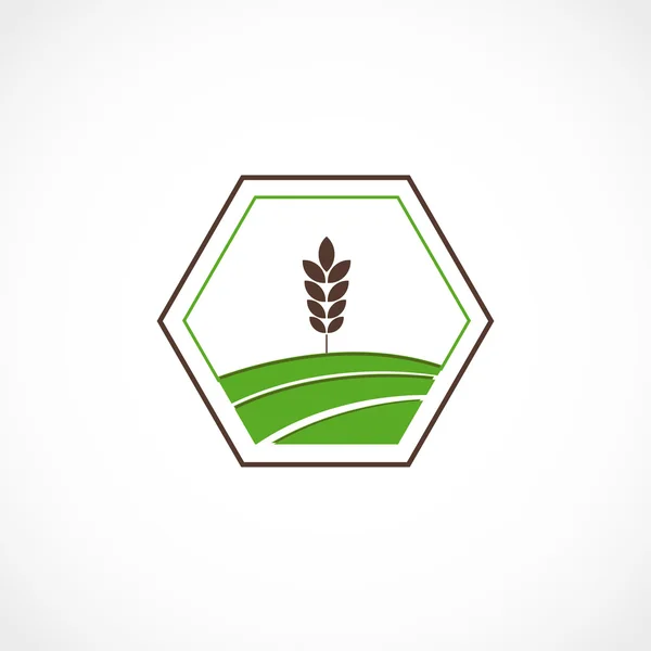 Agro stamp vector — Stock Vector