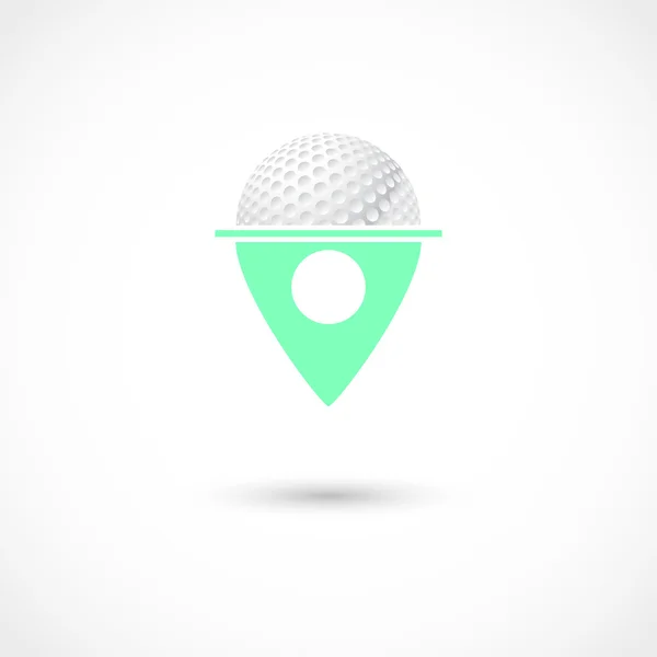 Label golf club — Stockvector