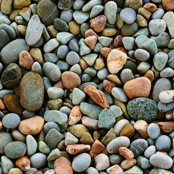 Mångfärgade havet stenar — Stockfoto