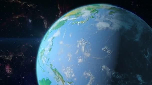 टॉवर एंटेना के साथ पृथ्वी — स्टॉक वीडियो