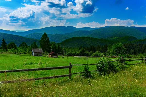 Karpatlar dağlarda — Stok fotoğraf