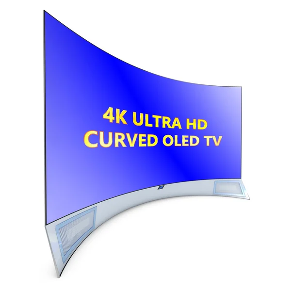 Curved tv — Stock Photo, Image