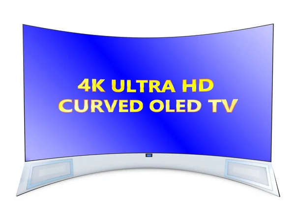 Curved tv — Stock Photo, Image
