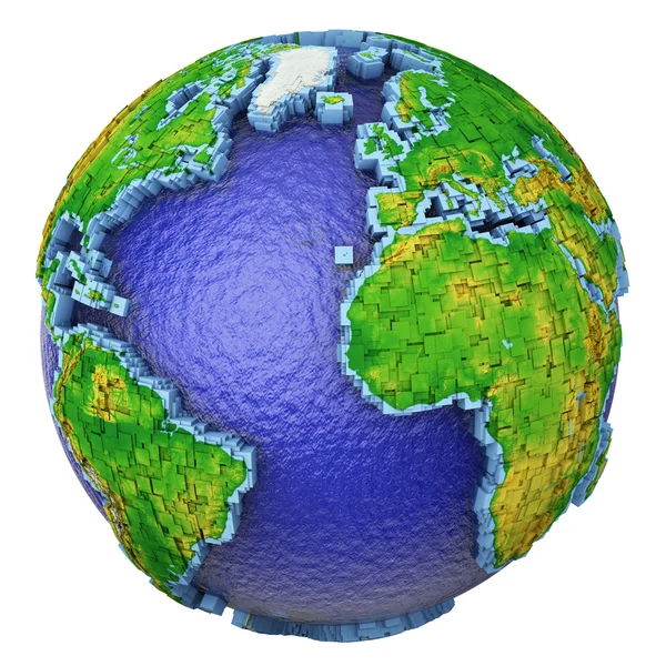 Globe of cubes — Stock Photo, Image