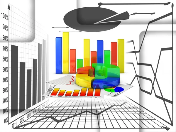 Infografía empresarial —  Fotos de Stock