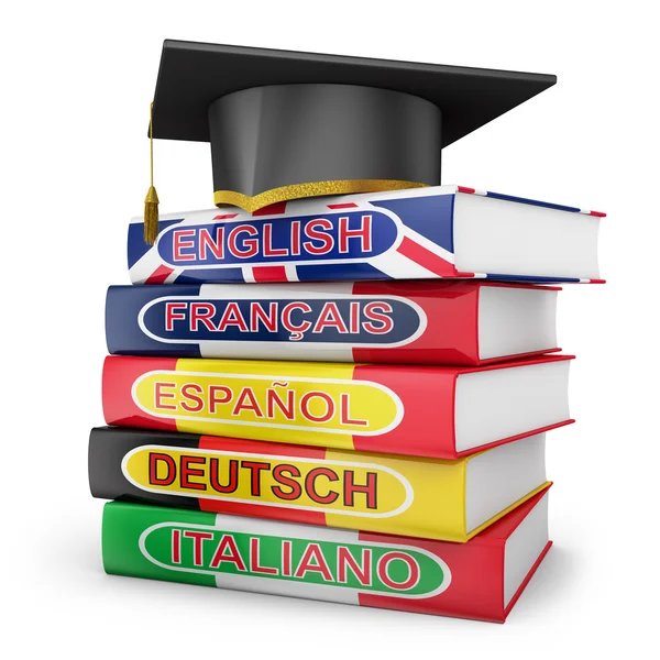 Language textbooks — Stock Photo, Image