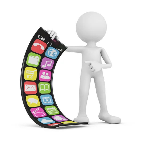 bir smartphone kavramı