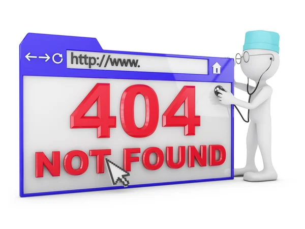 Browser niet gevonden — Stockfoto
