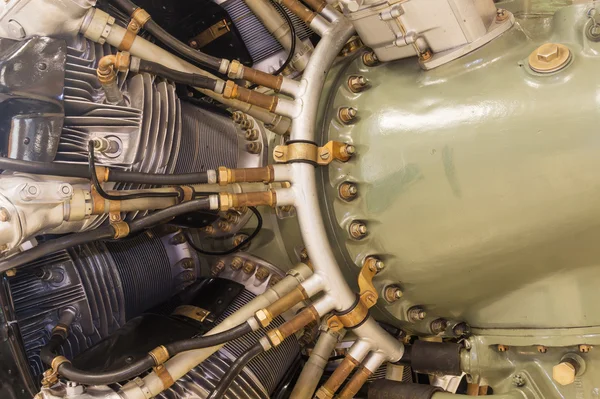 Piston aircraft engine — Stock Photo, Image