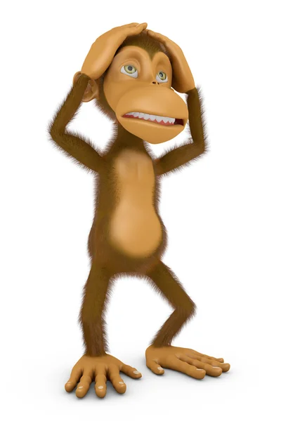 Cartoon monkey — Stock Photo, Image