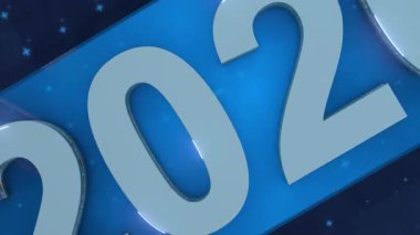 Farklı grafik elementlerinden ve tabela 2026 'dan soyut kompozisyon. 3d hazırlayıcı.