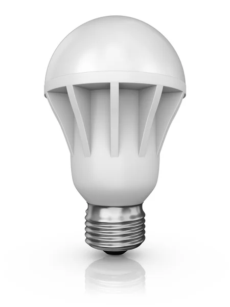 Лампа на белом фоне — стоковое фото
