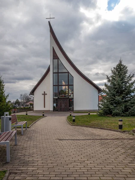 Petrov República Checa Moravia Del Sur Marzo 2020 Iglesia San — Foto de Stock