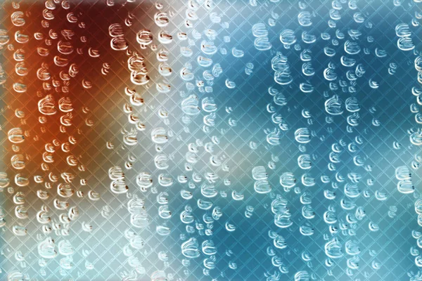 Ovale Waterbellen Abstracte Kleurrijke Backgroun — Stockfoto