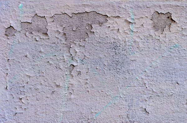 Grungy White Background Cracked Paint Old Texture Wall Retro Pattern — Stock Photo, Image