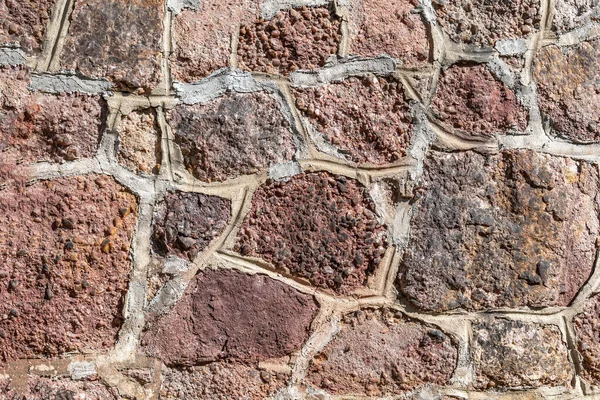 Hintergrundstruktur Einer Alten Steinmauer Ruinenmauer Teil Der Befestigungsanlagen Der Festung — Stockfoto