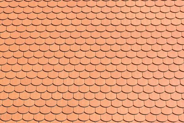 Roof Red Classic Tiles Summer Sun Regularly Divided Surface Universal — Stock Photo, Image