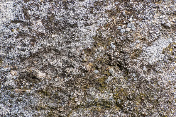 Doğal Koyu Mineral Taşının Detaylı Yapısı Gri Pürüzlü Taş Duvar — Stok fotoğraf