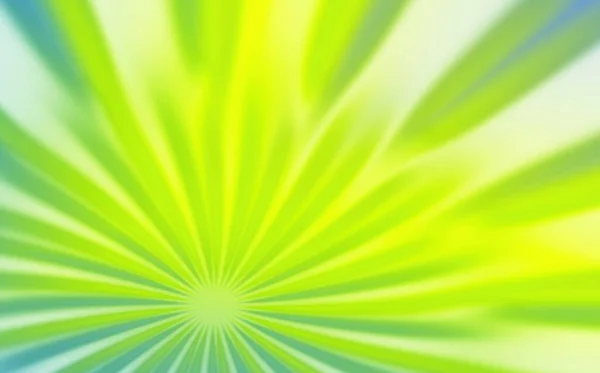 Yellow Green Smooth Light Lines Abstract Flower Background Circular Geometric — Stock Photo, Image