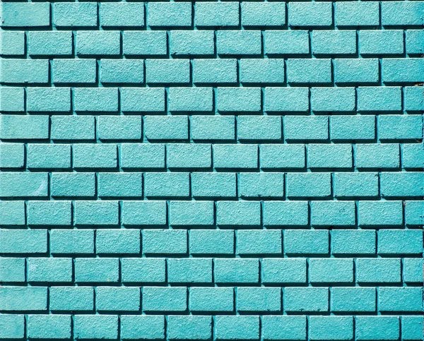 Fondo Textura Ladrillo Azul Claro Brillante Pared Azul Ladrillo Pared — Foto de Stock