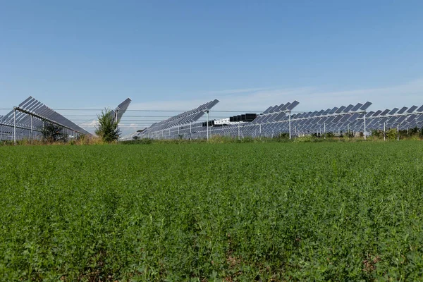 Agrivoltaik ya da agrofotovoltaik, hem güneş fotovoltaik gücü hem de tarım için aynı arazi alanını birlikte geliştirmektedir..