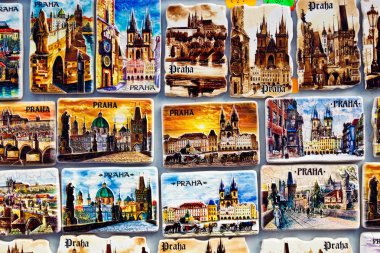 Hediyelik eşya mıknatıslar Satılık Prag, Çek Cumhuriyeti