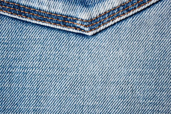 Jeans texture with seams — Stock Photo, Image