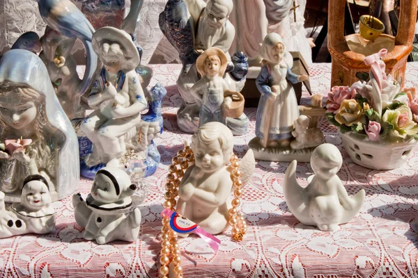 Vintage porslin figuriner — Stockfoto