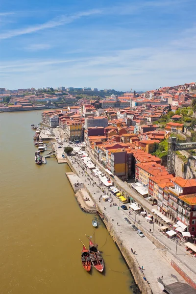 Porto und Fluss Douro — Stockfoto