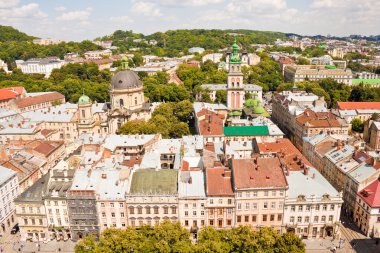 Görünüm Lviv (Lvov), Ukrayna