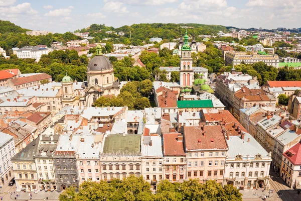 Vista de Lviv (Lvov), Ucrânia — Fotografia de Stock