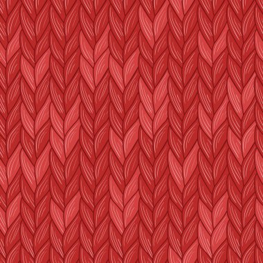 Örme Noel kırmızı seamless modeli