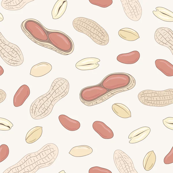 Peanuts seamless pattern — Stock Vector