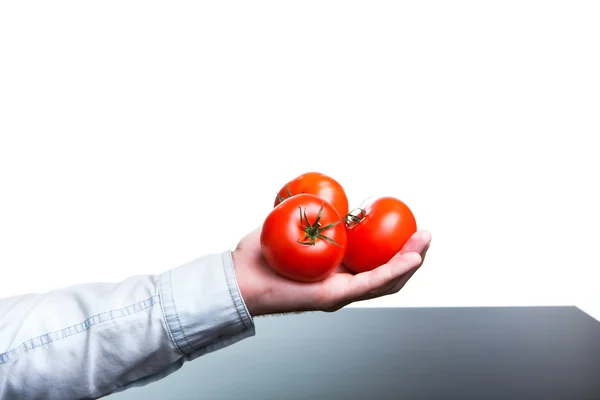 Tomates rojos maduros — Foto de Stock