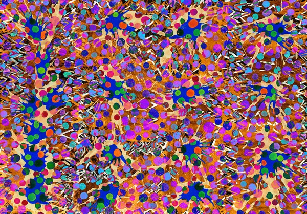 Arkaplan olarak soyut suluboya vuruşları, el çizimi yaratıcı sanat eserleri