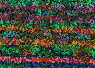 Arkaplan olarak soyut suluboya vuruşları, el çizimi yaratıcı sanat eserleri