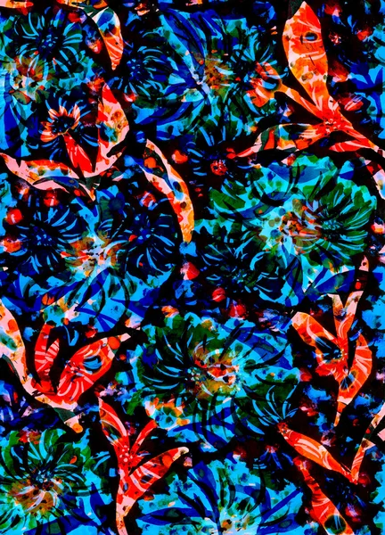 soyut çiçek tasarım.