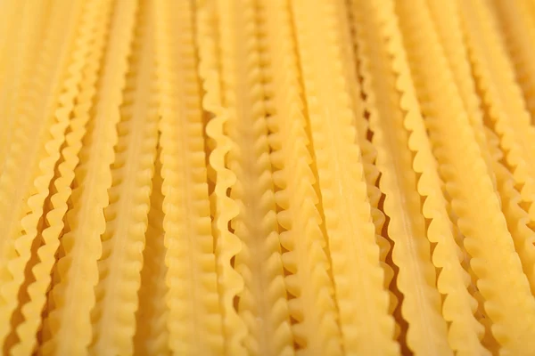 Pasta italiana cruda mafaldine da vicino — Foto Stock