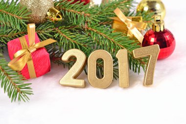 2017 yılı altın rakamlar ve çam dalı