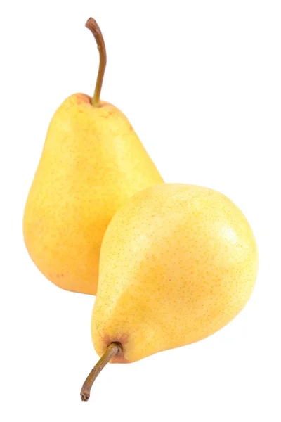 Päron på en vit — Stockfoto
